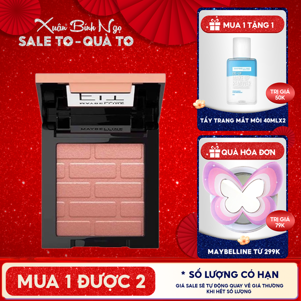 Má Hồng Maybelline Dạng Nén, Mịn Lì Chuẩn Màu Fit Me Mono Blush 4.5g 