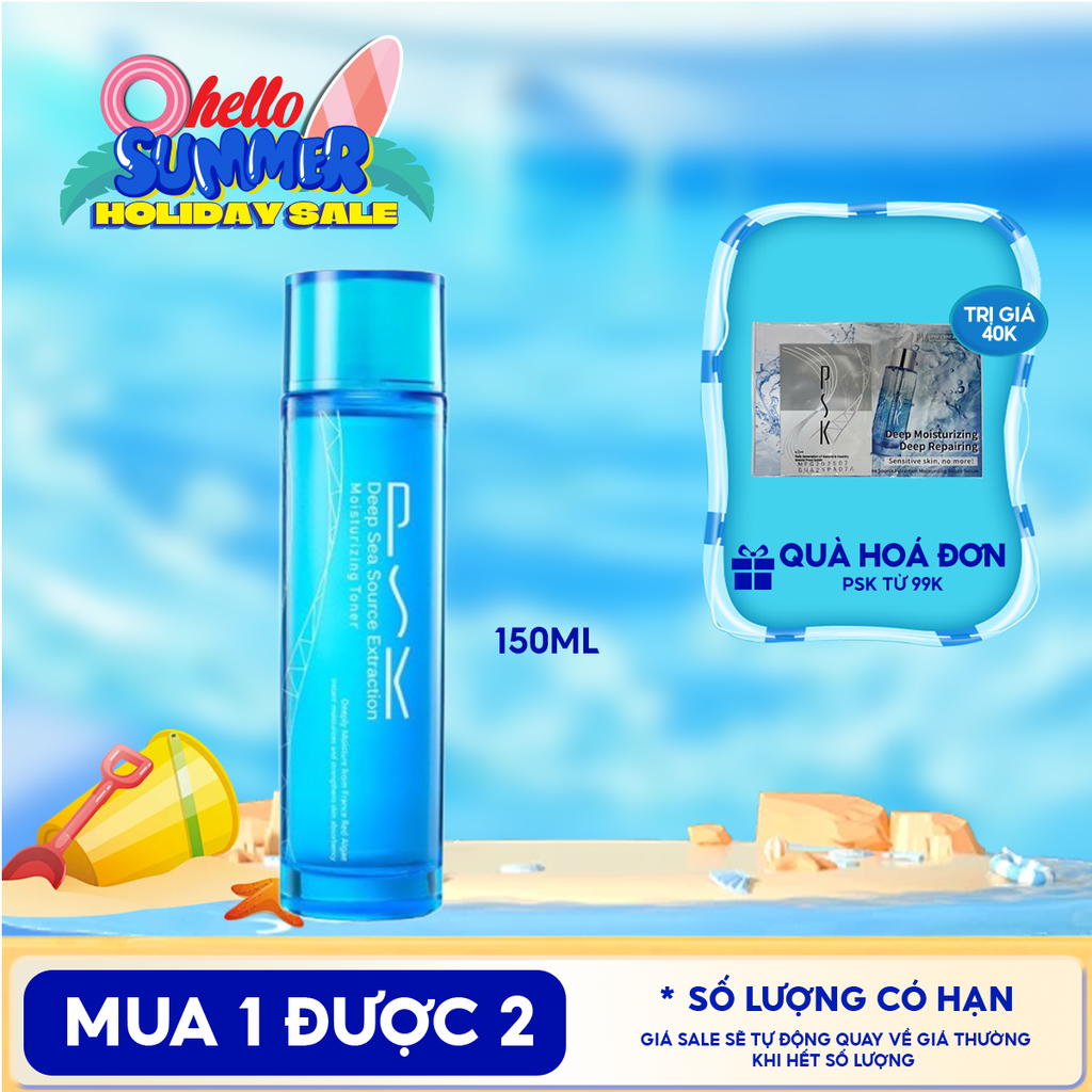 Nước Hoa Hồng PSK Dưỡng Ẩm, Hỗ Trợ Phục Hồi Deep Sea Source Extraction Moisturizing Toner 150ml