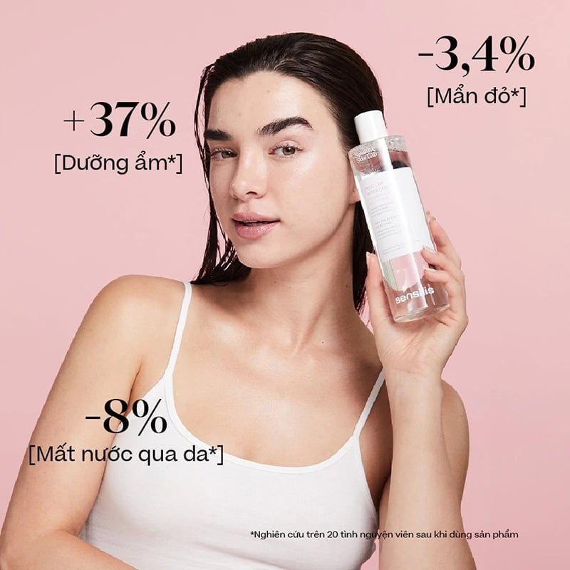 Nước Tẩy Trang Làm Sạch Dịu Nhẹ Sensilis Micellar Water [AR] 400ml