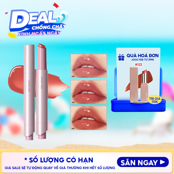  Son Bóng Joocyee Căng Bóng, Mềm Mượt Lâu Trôi Lasting Glossy Rouge 3g 