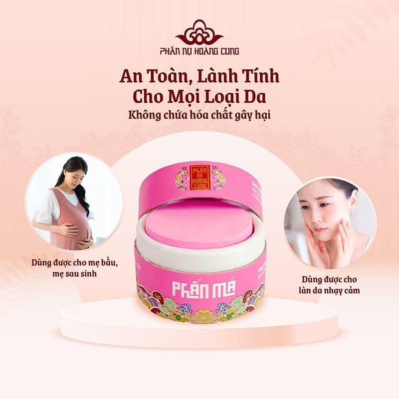 Phấn Má Hồng Dạng Nén Phấn Nụ Hoàng Cung 25g