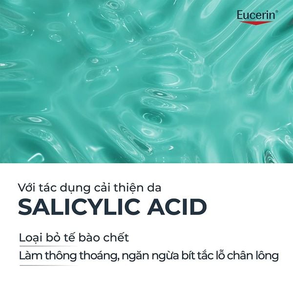  Sữa Rửa Mặt Eucerin Dạng Gel Kiềm Dầu, Hỗ Trợ Giảm Mụn Acne-Oil Control Pro Acne Solution Cleansing Gel 