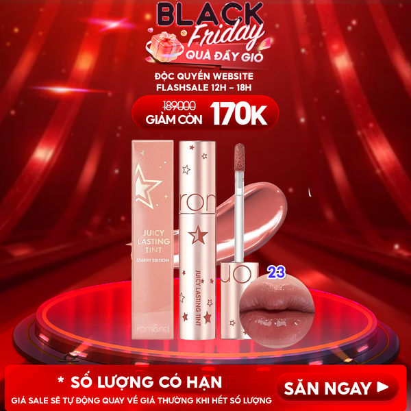  [Juicy Lasting Tint Starry Edition - Màu 23] Son Tint Lì Romand Juicy Lasting Tint Starry Edition 5.5g 