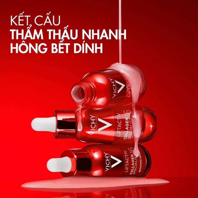 Serum Hỗ Trợ Trẻ Hóa & Săn Chắc Da Vichy Liftactiv Collagen Specialist 16 Bonding Serum 30ml