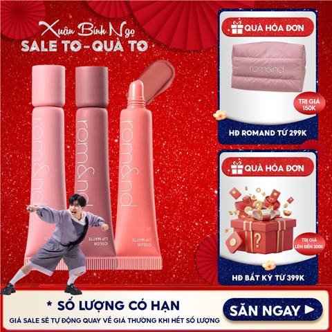 Son Bùn Romand Kiêm Má Hồng Mịn Lì Color Lip Matte 8g