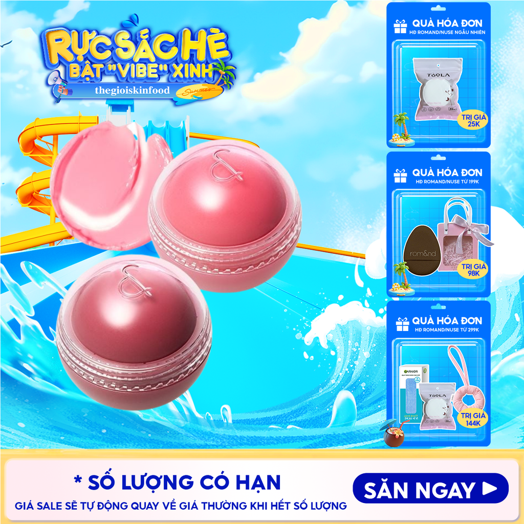 Má Hồng Kem Romand Dạng Lăn, Căng Bóng Juicy Roll Cheek 8.4g