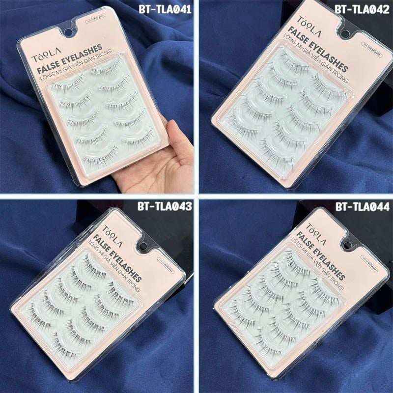 [Mua 3 Tặng 1 Bấm Mi] Lông Mi Giả Viền Gân Trong TOOLA Mềm Mại, Không Nặng Mắt