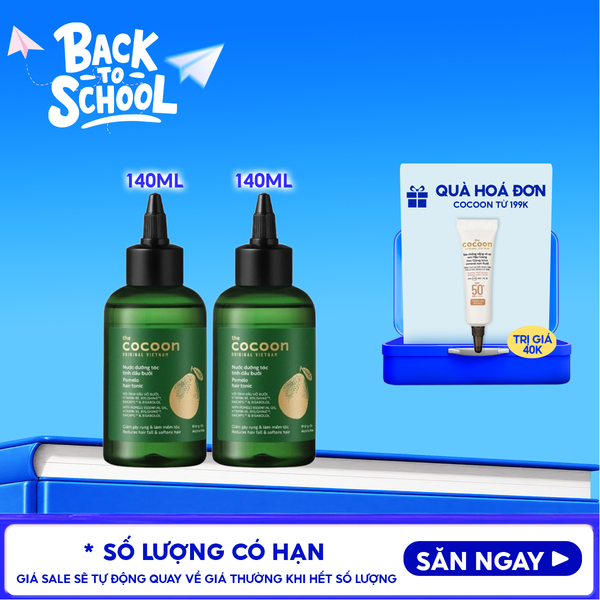  Nước Dưỡng Tóc Cocoon Hỗ Trợ Giảm Gãy Rụng Và Làm Mềm Tóc Tinh Dầu Bưởi Pomelo Hair Tonic 