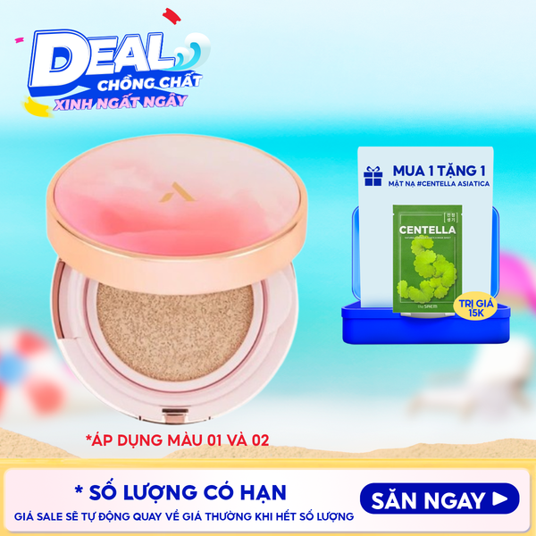 Cushion Chống Nắng Che Phủ Cao Aperire Day Dream Cover Cushion SPF50+/PA++++ 