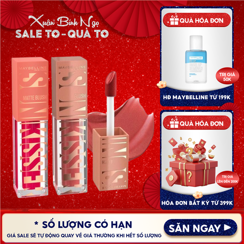 Má Hồng Kem Maybelline Căng Mọng, Bền Màu Sunkisser Blush 4.7ml