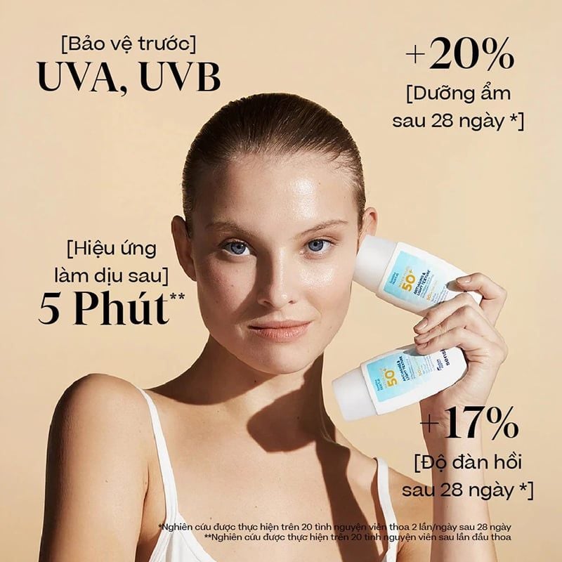 Sữa Chống Nắng Sensilis Mỏng Nhẹ, Dưỡng Ẩm Water Fluid SPF50+ 40ml