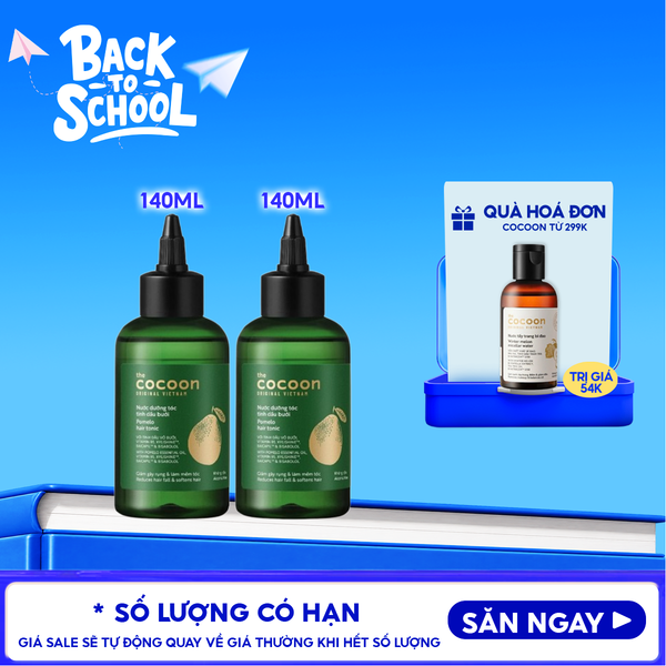  Nước Dưỡng Tóc Cocoon Hỗ Trợ Giảm Gãy Rụng Và Làm Mềm Tóc Tinh Dầu Bưởi Pomelo Hair Tonic 