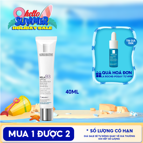  Kem Dưỡng La Roche-Posay Hỗ Trợ Làm Trắng Da, Giảm Thâm Nám Mela B3 Cream 40ml 