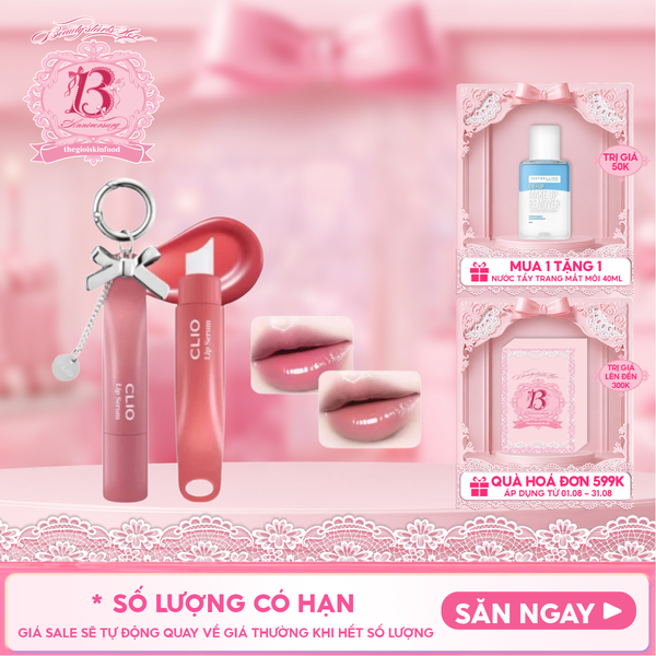  Son Dưỡng Có Màu Clio Glaze Lip Serum 8g 