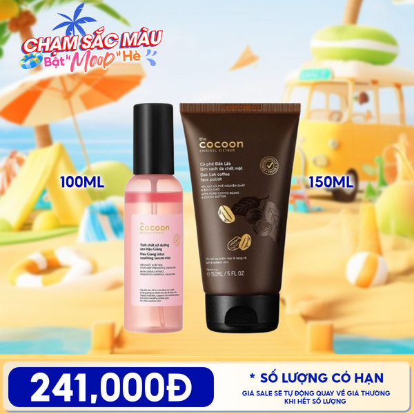  Tinh Chất Xịt Dưỡng Cocoon Hau Giang Lotus Soothing Serum Mist 