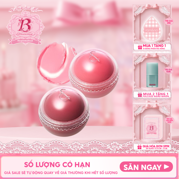  Má Hồng Kem Romand Dạng Lăn, Căng Bóng Juicy Roll Cheek 8.4g 