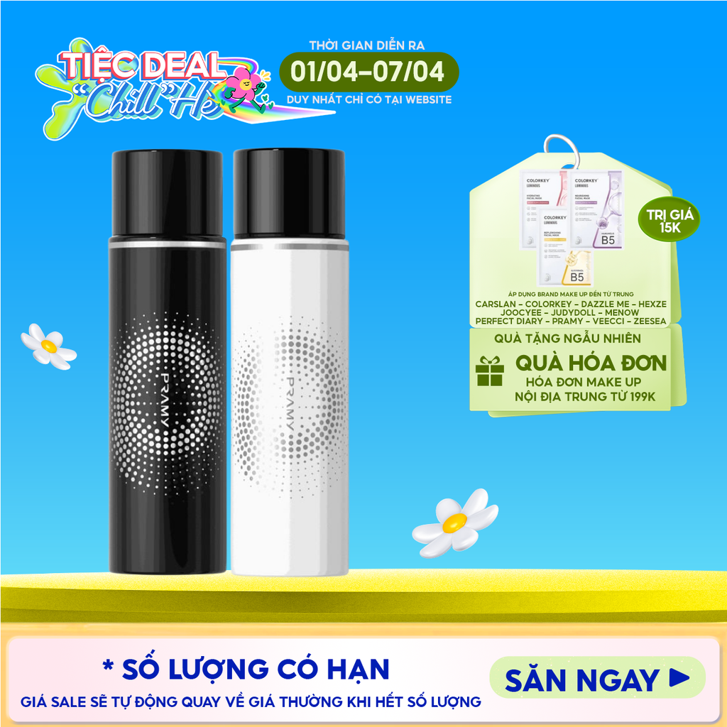 Xịt Khóa Nền Cố Định Trang Điểm Pramy Setting Spray Finish