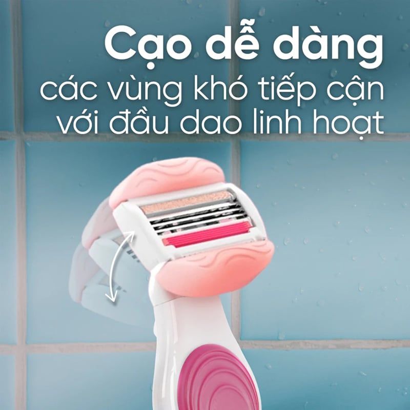 Dao Cạo Nữ Gillette Hương Hoa Trà Trắng Venus Mini Comfort Glide White Tea
