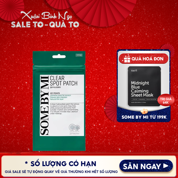  Miếng Dán Mụn Some By Mi Clear Spot Patch - Set 18 miếng 