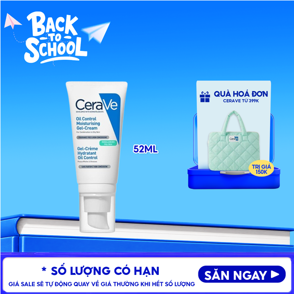  Gel Dưỡng Ẩm Kiềm Dầu Cerave Oil Control Moisturizing Gel-Cream 52ml 