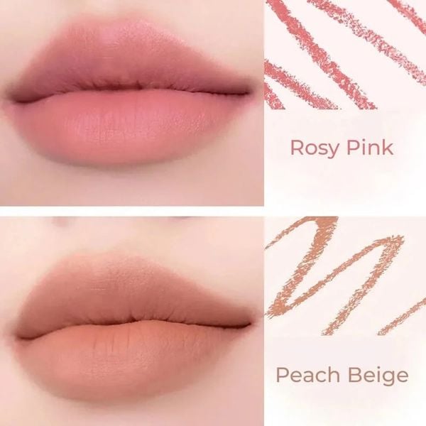  Chì Kẻ Viền Môi Clio Nhung Lì, Lâu Trôi Velvet Lip Pencil 1.45g 