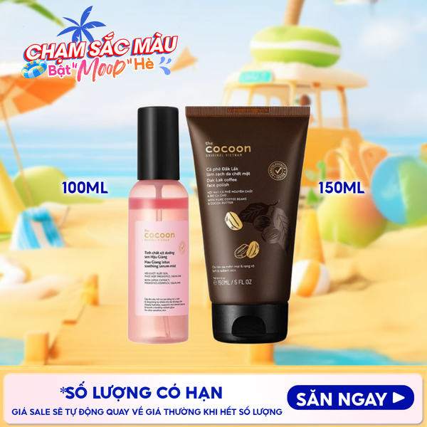  Tinh Chất Xịt Dưỡng Cocoon Hau Giang Lotus Soothing Serum Mist 