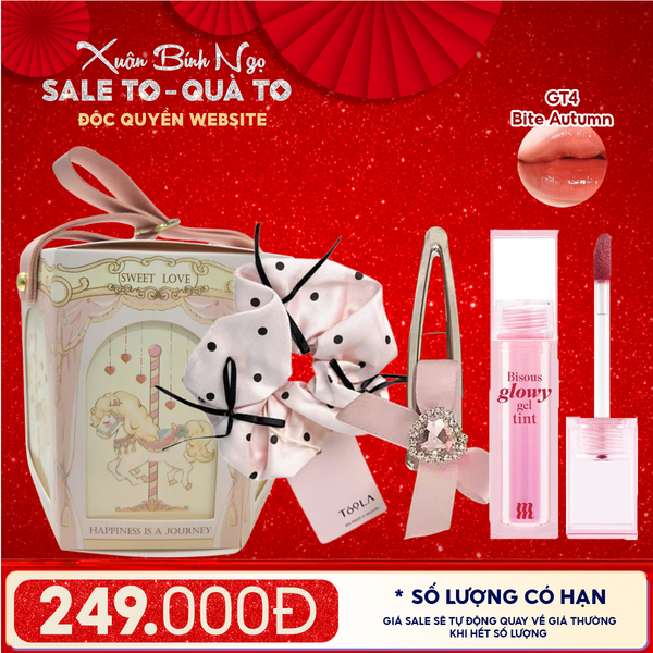  Túi Quà Tặng: Son Merzy + Kẹp Tóc Ngẫu Nhiên + Cột Tóc Ngẫu Nhiên + Túi Quà Tặng 