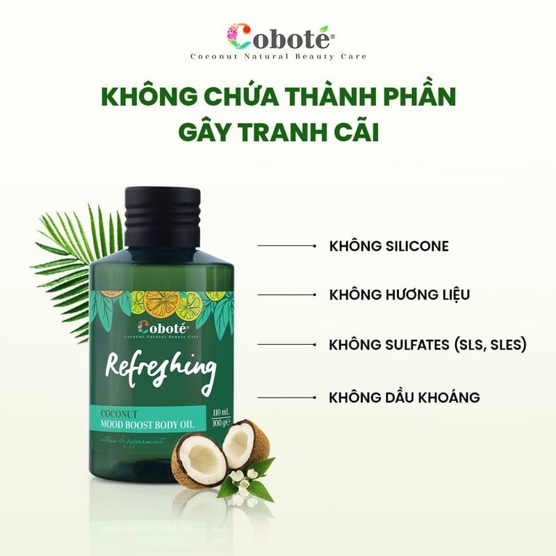 Dầu Dưỡng Thể Thư Giãn COBOTÉ Mood Boost Body Oil 50ml