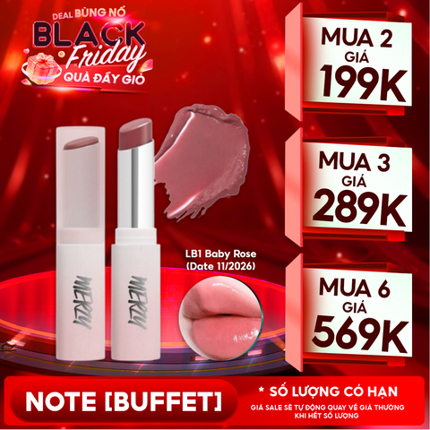  [LB1 -LB8] Son Dưỡng Ẩm Merzy Có Màu Cho Môi Mềm Mịn, Căng Mọng Siren Melting Color Lip Balm 3g 