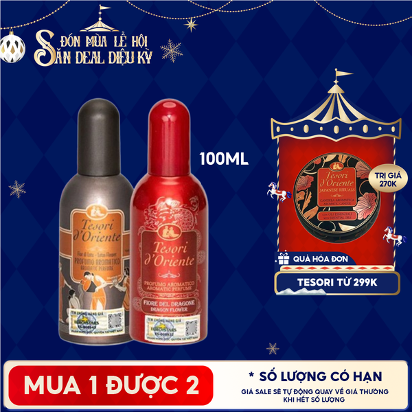  Nước Hoa Cao Cấp Tesori d'Oriente Perfume 100ml 