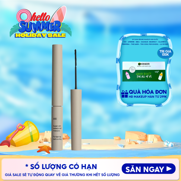  Mascara 3CE Siêu Mỏng Không Lem Trôi Super Slim Wpf Mascara #Black 3g 