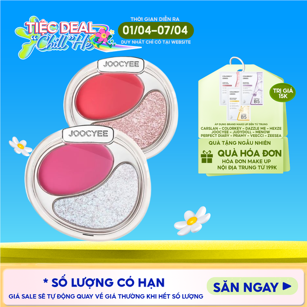  Má Hồng Kem, Bắt Sáng Joocyee Cream Blush And Highlighting 7g 
