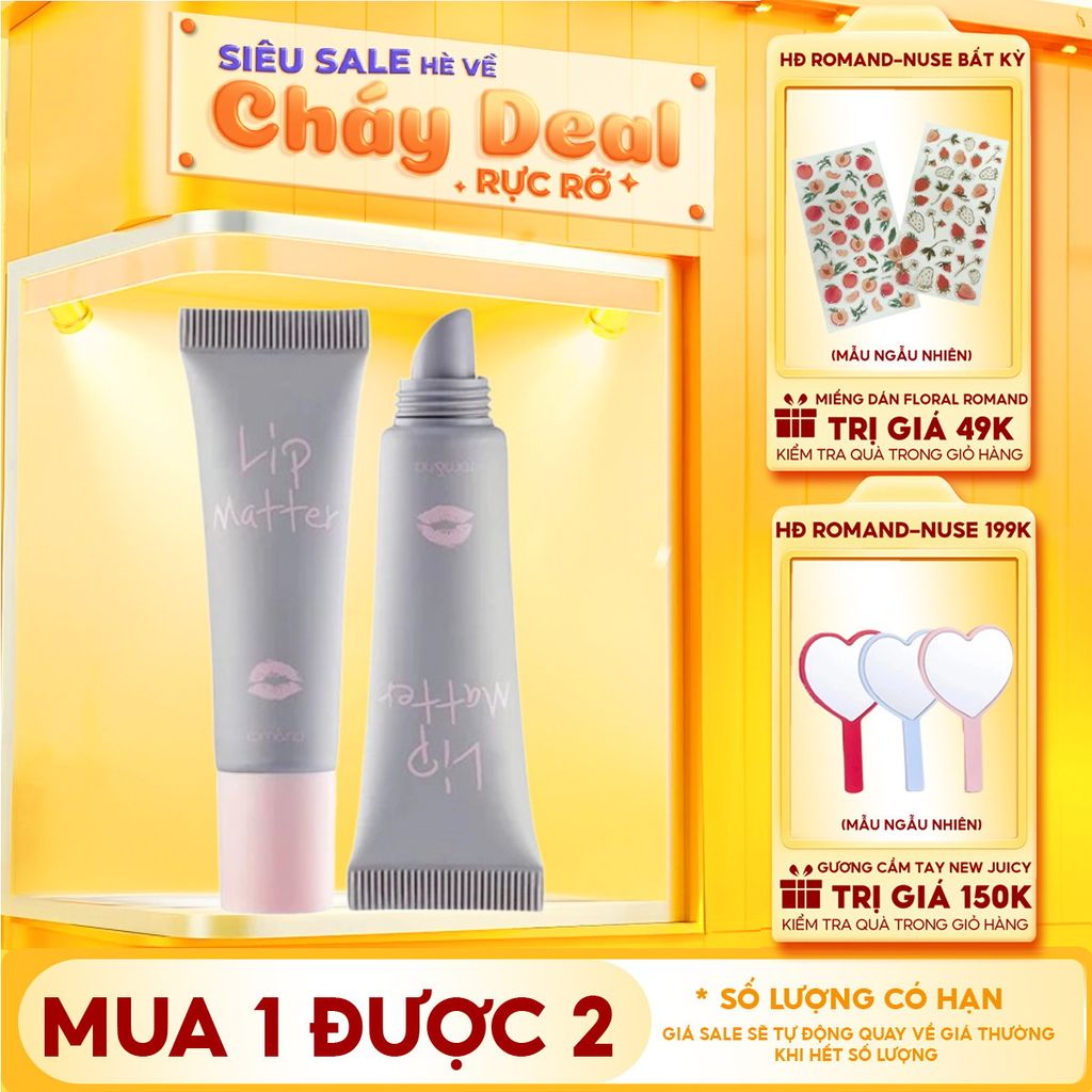 Gel Dưỡng Môi Và Khóa Màu Son Romand Lip Matter 8g