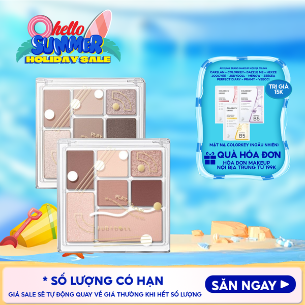  Bảng Phấn Mắt 7 Ô Màu Judydoll All-In-One Palette For Your Full Face 8.5g 