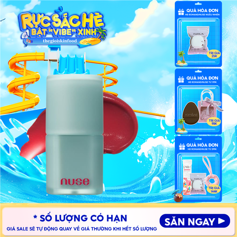 [NUSE BY ROMAND] Son Kem Lì, Mịn Mượt Thuần Chay Nuse Mousse Liptual 4.5g