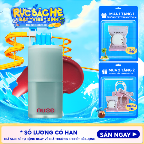 [NUSE BY ROMAND] Son Kem Lì, Mịn Mượt Thuần Chay Nuse Mousse Liptual 4.5g