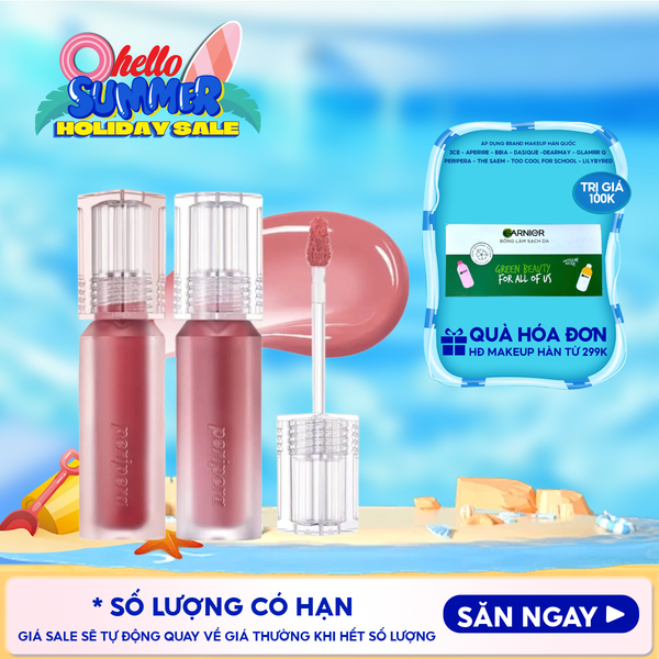  Son Tint Lâu Trôi, Bóng Nhẹ Peripera Water Bare Tint 3.5g 