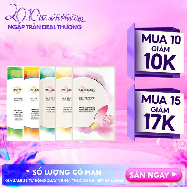  Mặt Nạ Bio-essence Dưỡng Da Ẩm Mượt Bio-Treasure Mask 20ml 