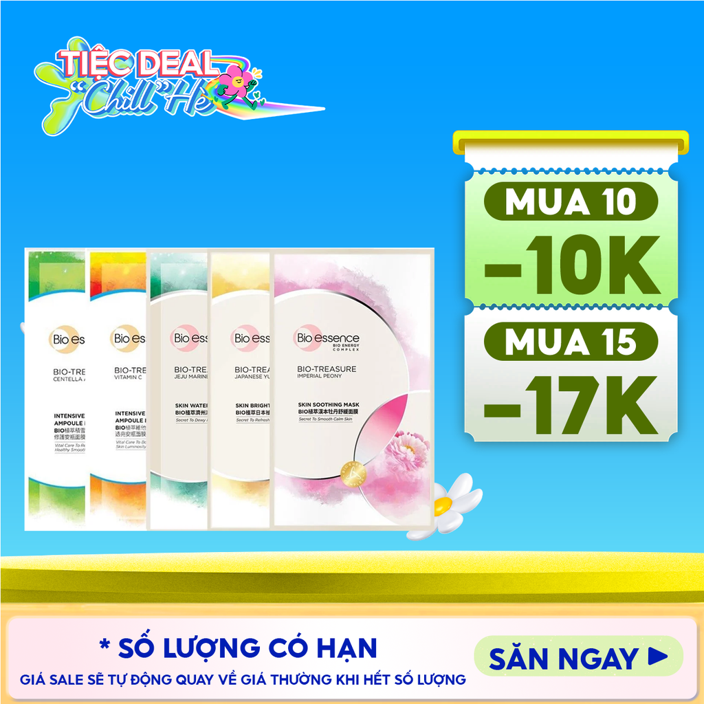 Mặt Nạ Bio-essence Dưỡng Da Ẩm Mượt Bio-Treasure Mask 20ml