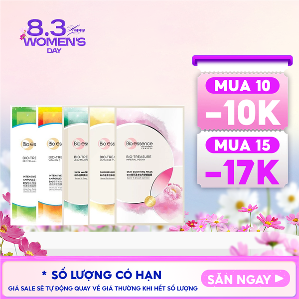 Mặt Nạ Bio-essence Dưỡng Da Ẩm Mượt Bio-Treasure Mask 20ml 
