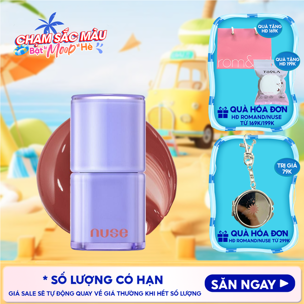  [NUSE BY ROMAND] Son Bóng Nuse Thuần Chay Cho Môi Căng Mọng, Mềm Mịn Care Liptual 4.5g 