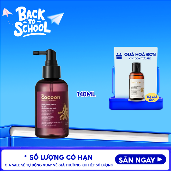  Nước Dưỡng Da Đầu Cocoon Bồ Kết Làm Giảm Gàu, Chăm Sóc Da Đầu Gleditsia Scalp Tonic 