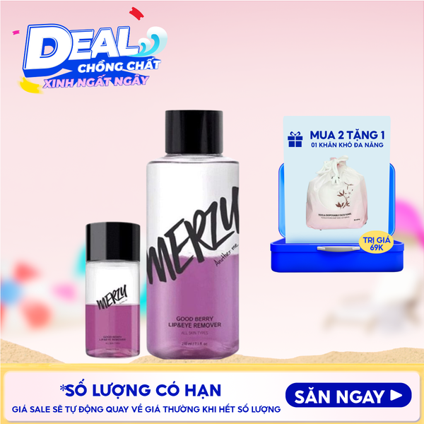  Nước Tẩy Trang Mắt Môi Merzy Good Berry Lip Eye Remover 