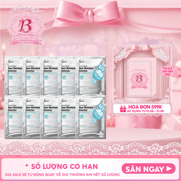  Combo 10 Miếng Mặt Nạ Cấp Ẩm, Tăng Sinh Collagen, Hỗ Trợ Phục Hồi Da Dr.Wonjin Instant Repair Solution 30ml 