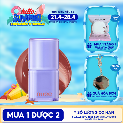 [NUSE BY ROMAND] Son Bóng Nuse Thuần Chay Cho Môi Căng Mọng, Mềm Mịn Care Liptual 4.5g