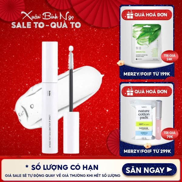  Serum Merzy Dưỡng Mi Dài Và Dày Mi Merzy Long & Volume Eyelash Serum 8ml 