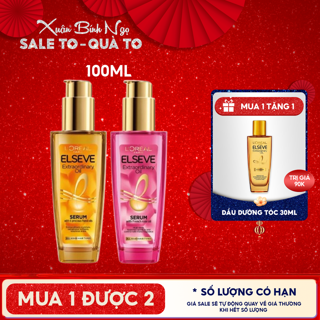 Dầu Dưỡng Tóc L'Oreal Elseve Extraordinary Oil Serum 100ml