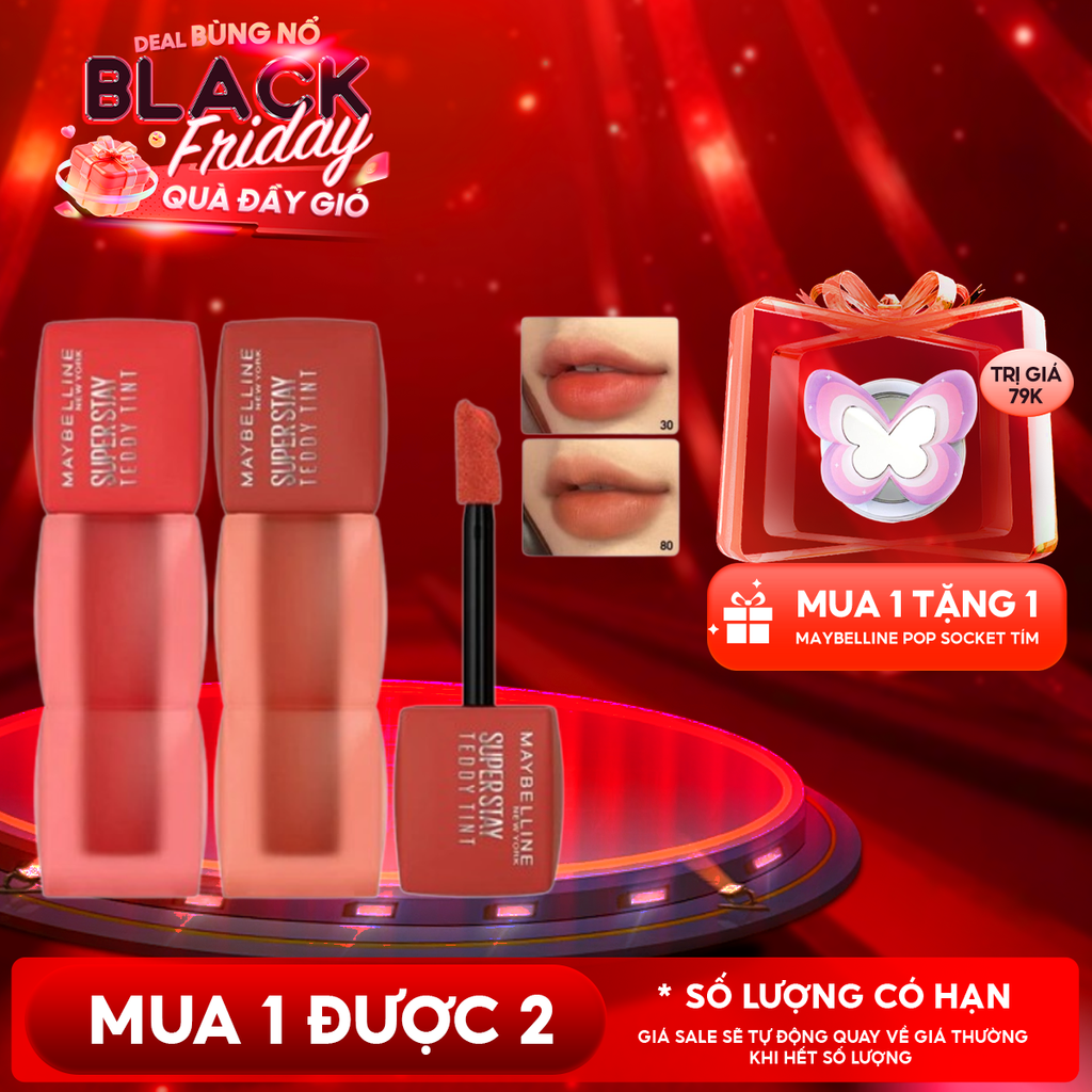 Son Kem Lì Bông Maybelline Bền Màu Superstay Teddy Tint 5ml