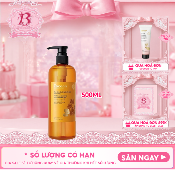  Gel Tắm Đường Thốt Nốt Cocoon An Giang Palmyra Sugar Shower Gel 