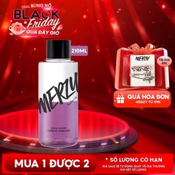  Nước Tẩy Trang Mắt Môi Merzy Good Berry Lip Eye Remover 